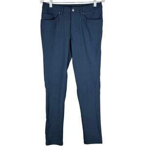 Lululemon ABC Pant Slim Warpstreme Navy Blue Men's Size 30 x 30 EUC